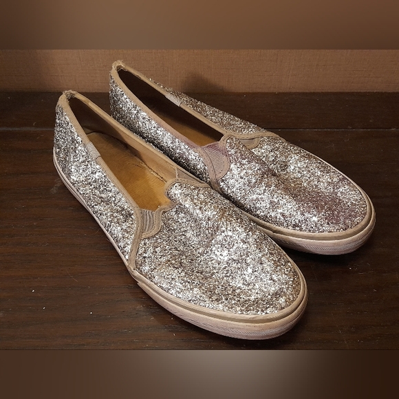 Keds Glitter Slid On Sneakers - Picture 3 of 12